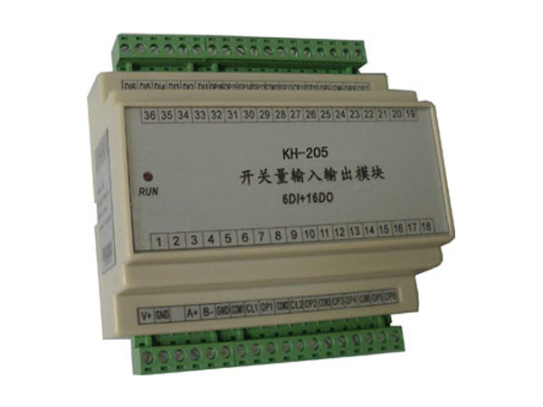 KH-205 模拟量测量模块 8路模拟量输入测量、4路开关量输入监测、4路开关量输出